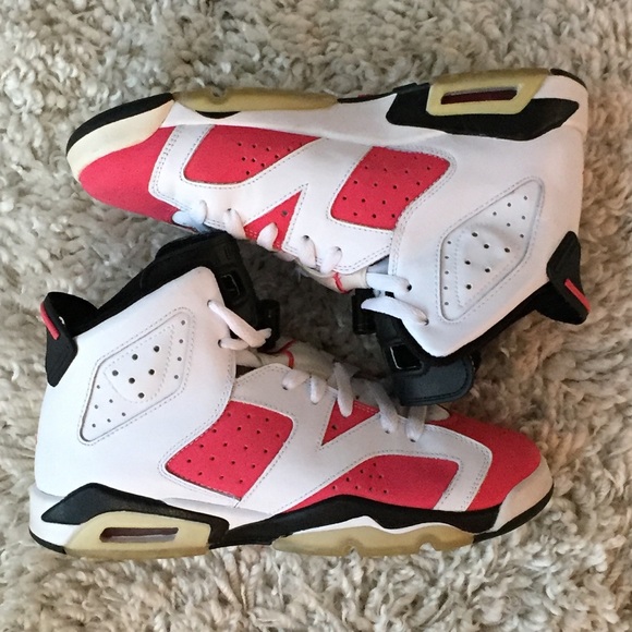 Air Jordan XI 6 Coral Rose GS 384665-161 6.5Y - Picture 2 of 7